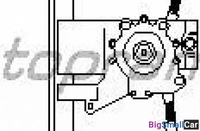 Стеклоподъемник hans pries 108672755 Задний левый